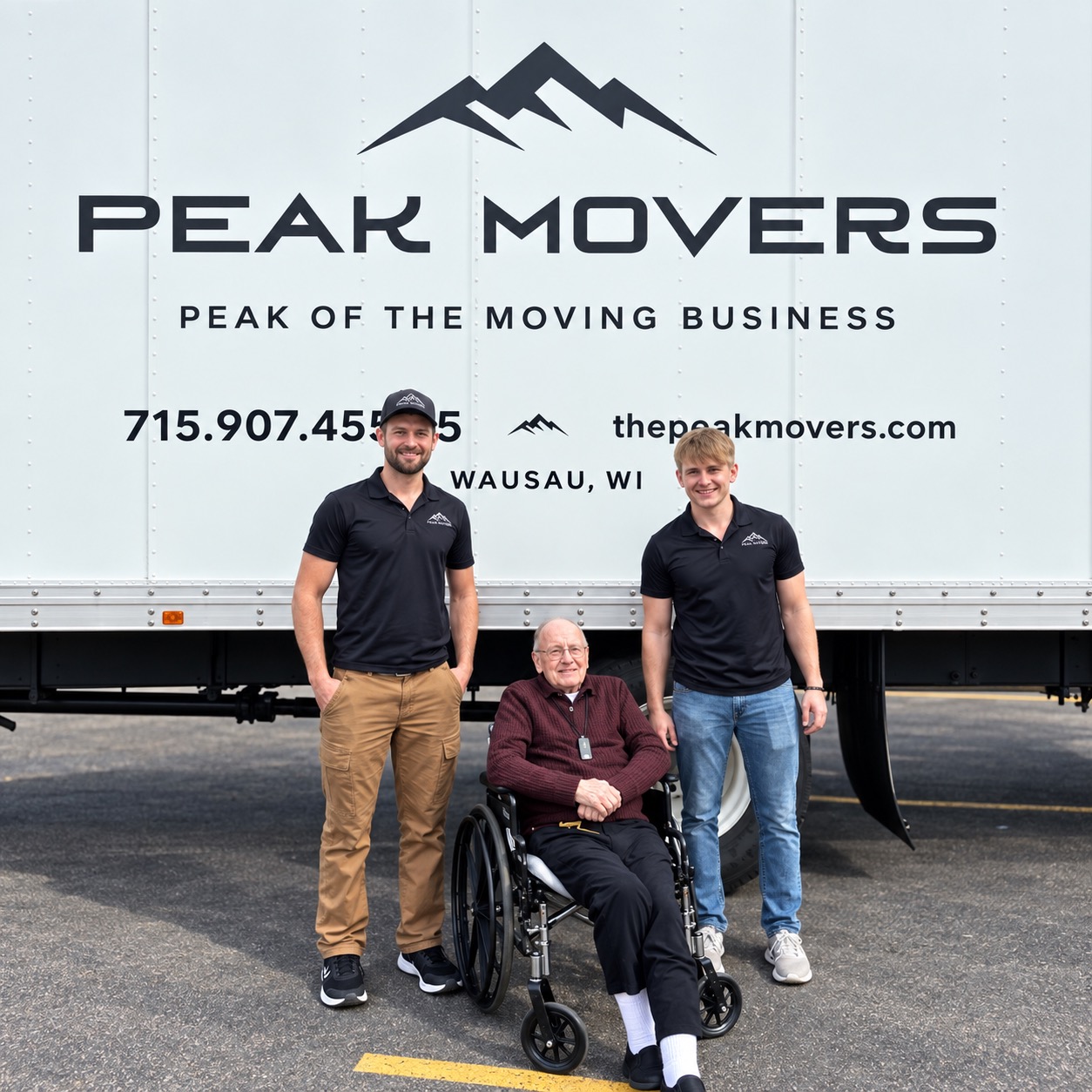 Peak Movers crew handling a move in the La Crosse Area area